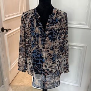 Animal print blouse